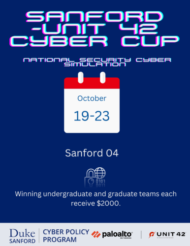 PANW Cyber Cup Flyer